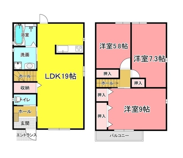 【ｃｏｃｏｒｏ　Ｇａｒｄｅｎ　戸建の間取り】