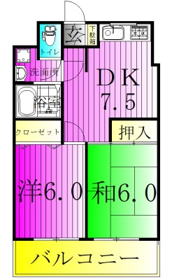 【カーザ・ダ・リベイラの間取り】