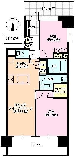 ローヤルシティ長野信大前の間取り