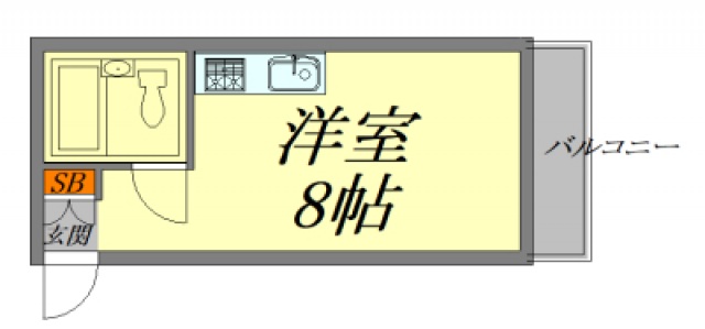 広島市西区庚午北のマンションの間取り