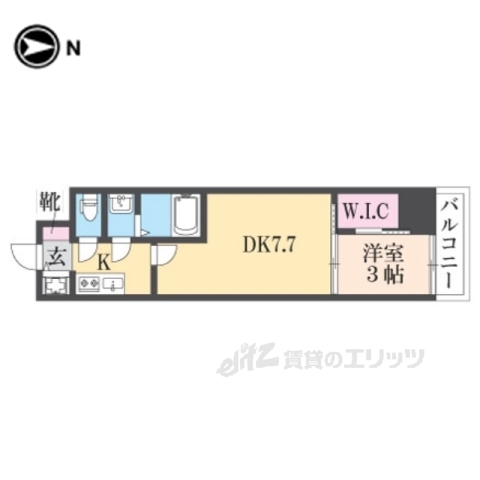 レーヴメゾン出屋敷の間取り