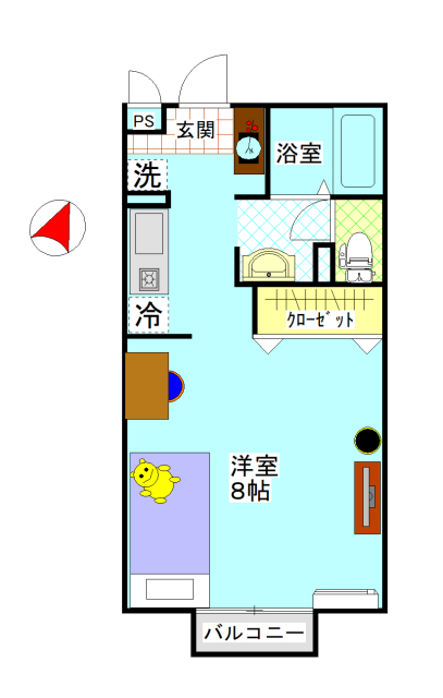 マーチＢの間取り