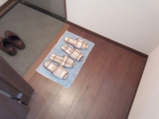 玄関　明るい玄関です