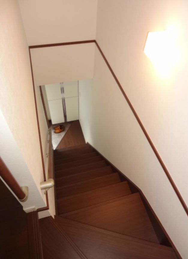 玄関　明るい玄関です