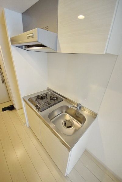 キッチン　2口ガスシステムキッチン