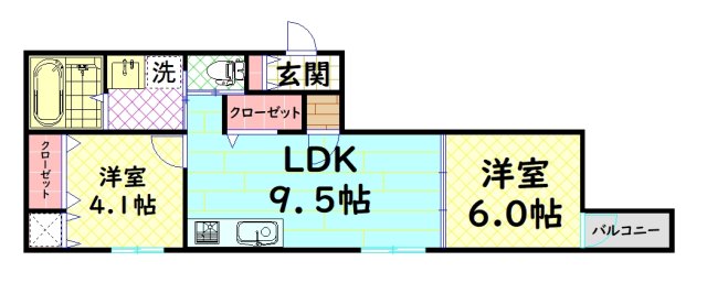 GRANDIR石津川の間取り写真