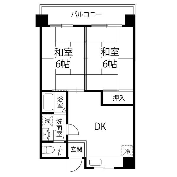 五百石マンションの間取り写真