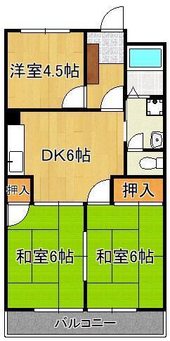 シャトレ熊西IIIの間取り写真
