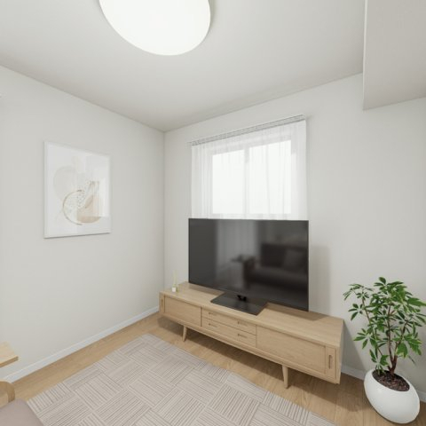 居室・リビング　CG家具のため実際は家具が付きません