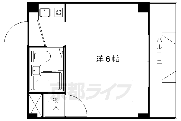 アルビオンシティ京都堂田の間取り