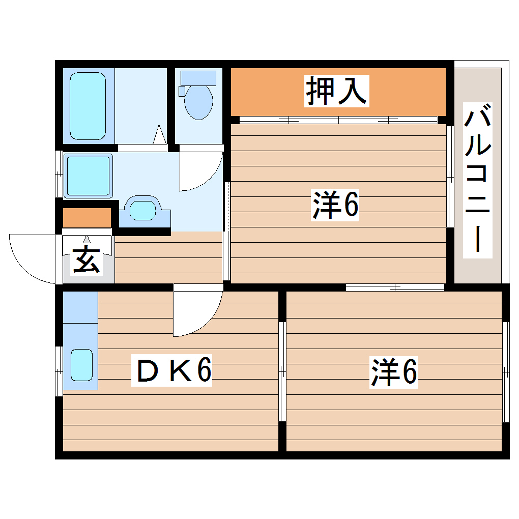 コーポコスモスの間取り