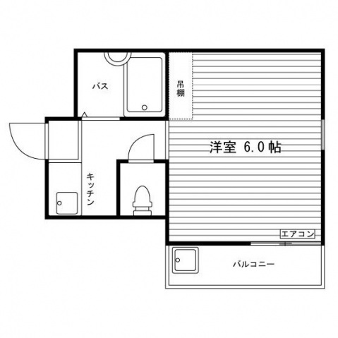 ハイツ東の間取り