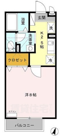 ティアラRoomユキの間取り