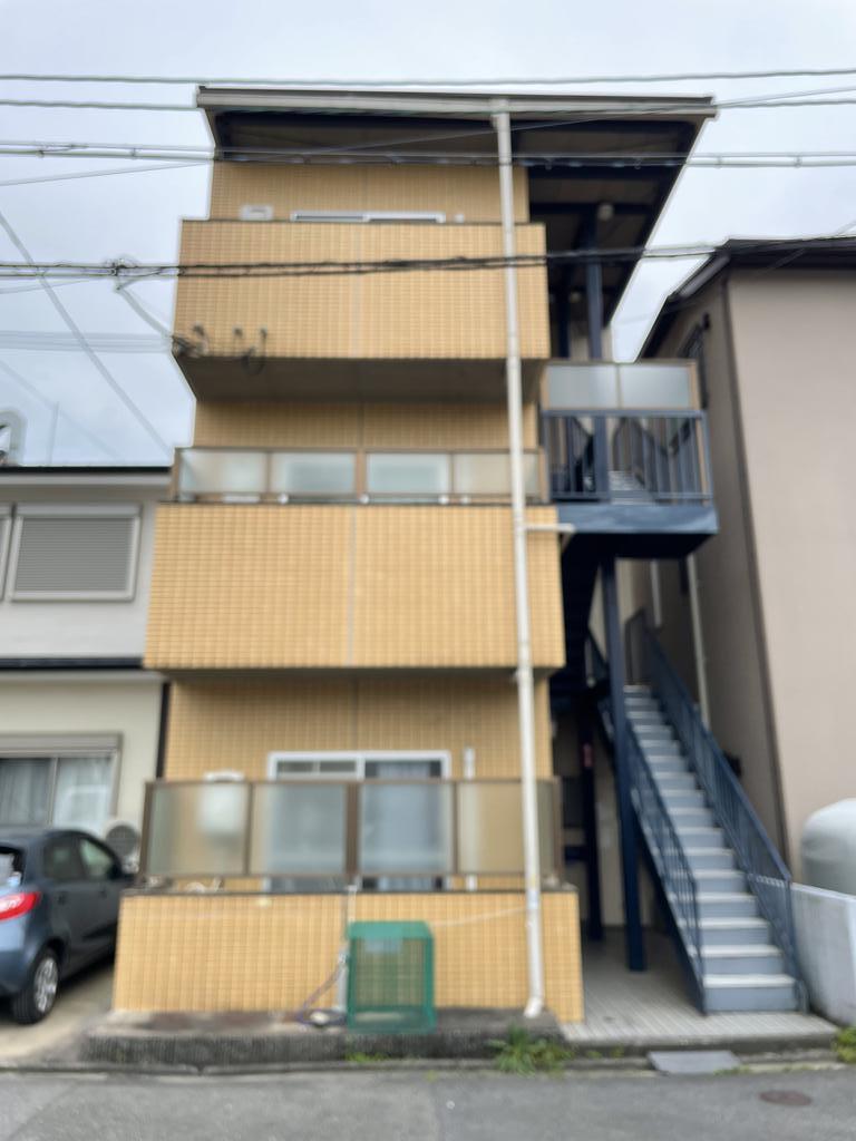 【花園マンションの建物外観】