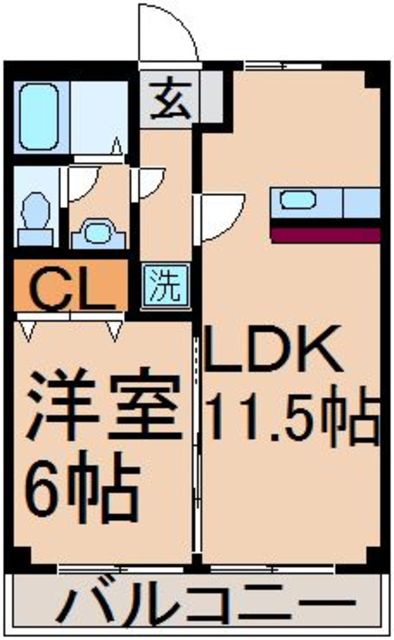 パルステージ　秋川の間取り