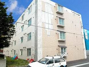 札幌市豊平区福住二条のマンションの建物外観