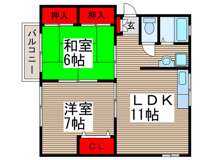 ケントハウスの間取り