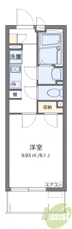 クレイノエヌズガーデンの間取り