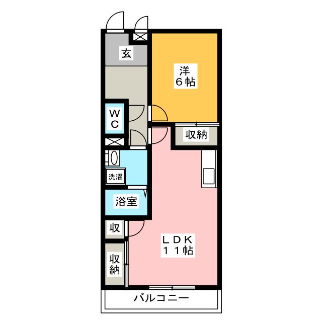 有松ヒルズＡ棟の間取り