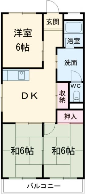 名古屋市港区知多のマンションの間取り