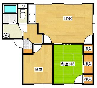 オークハイツ　２の間取り