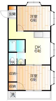 リバーサイド吉田の間取り