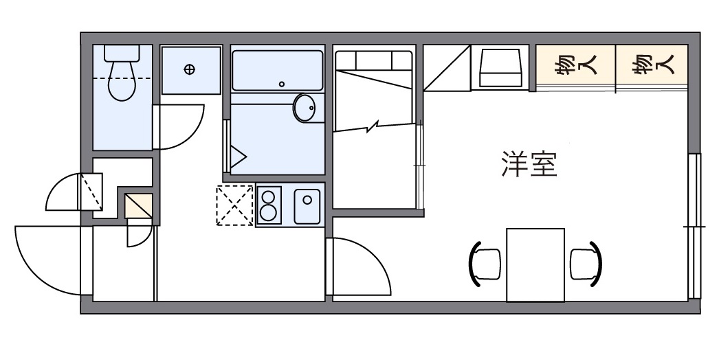 シエル高松Iの間取り