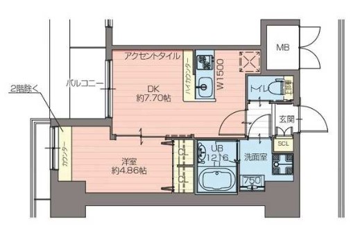 プレジオ難波ASIANの間取り