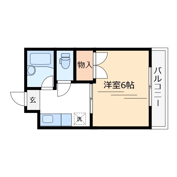 大清ワンステップハイツの間取り