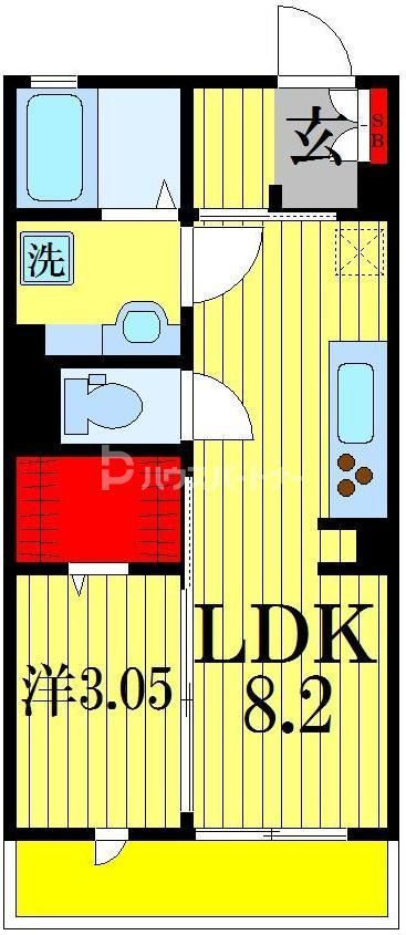 グレイスフラッツの間取り