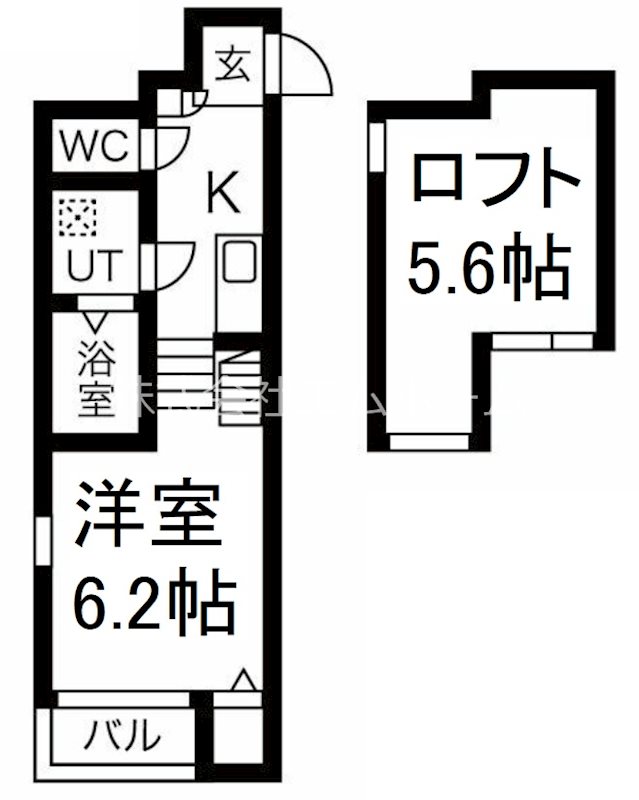 【スカイヴィラージュ八田の間取り】