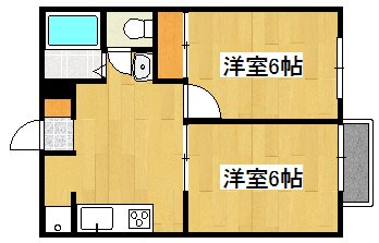 シティハイツ広瀬Ｂの間取り