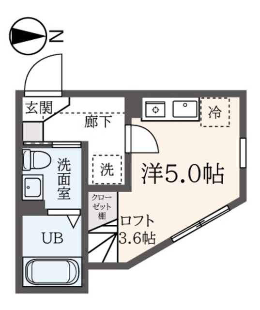 ローズハイツ山手の間取り