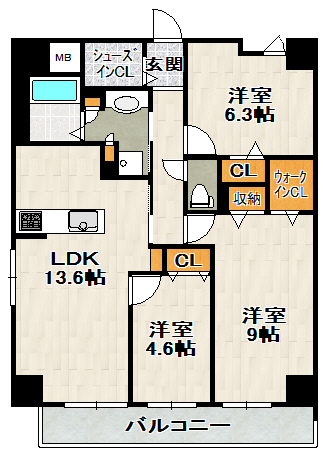 アスターの間取り