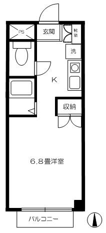 ローザ恋ヶ窪の間取り