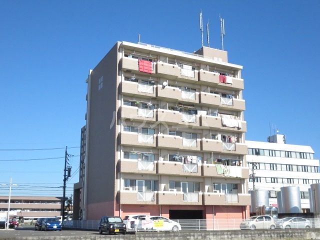 【岐阜市市橋のマンションの建物外観】