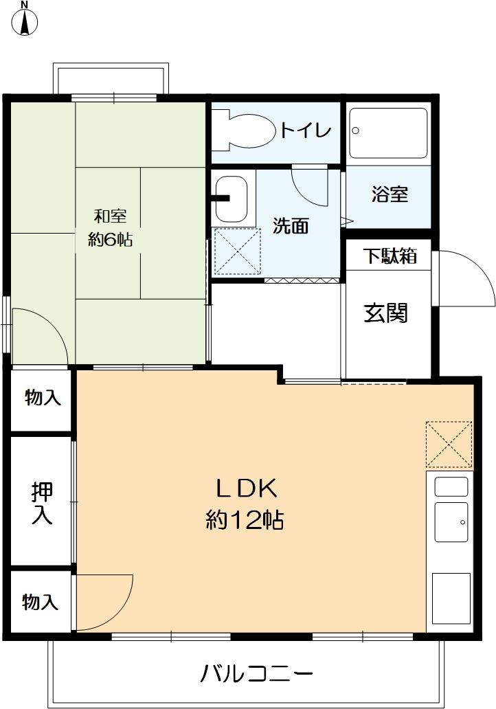 ブランナール武庫IIの間取り