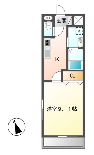 グレーシアの間取り