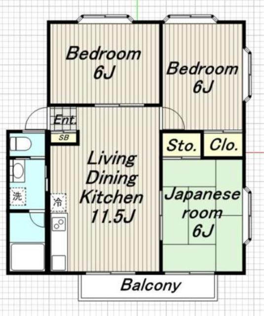 小林ハイツIIの間取り