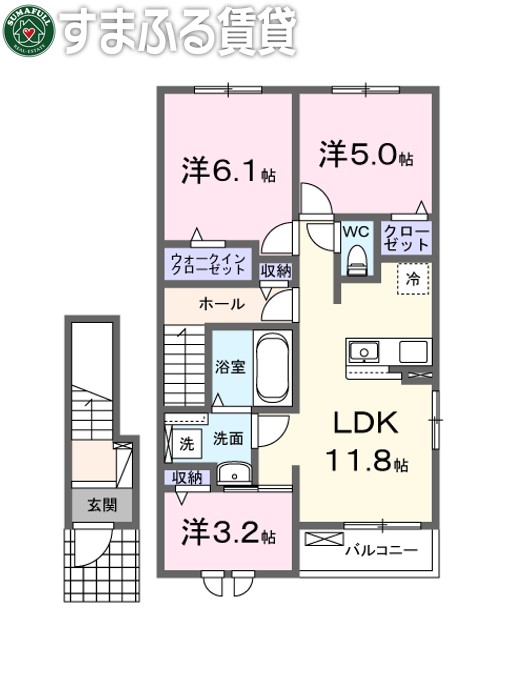 ヴィラ　セレッソの間取り