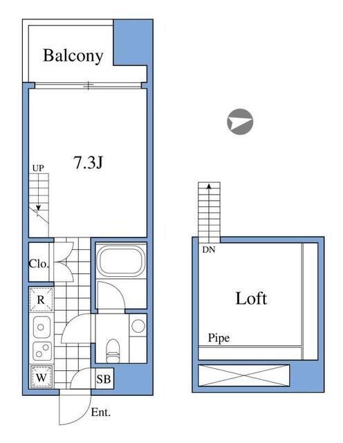 RIZ高輪の間取り