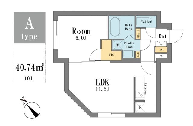 LEGALAND荻窪ANNEXの間取り