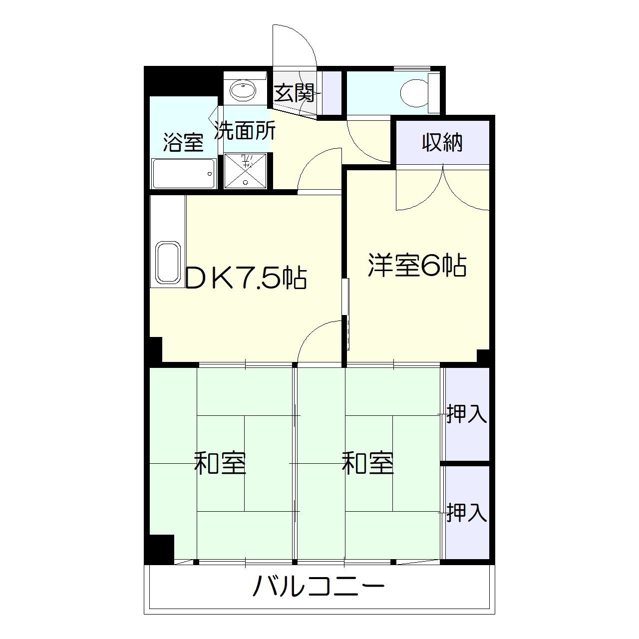 FLORESTA山下町の間取り