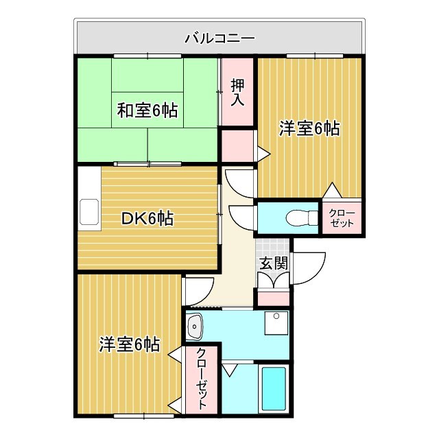 メゾン桃山台の間取り