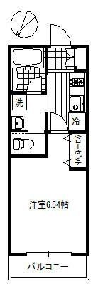 ふじみ野市旭のアパートの間取り