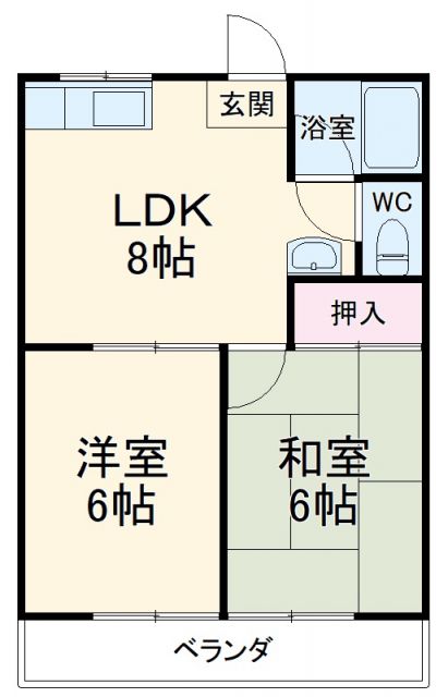 インターハイツIの間取り