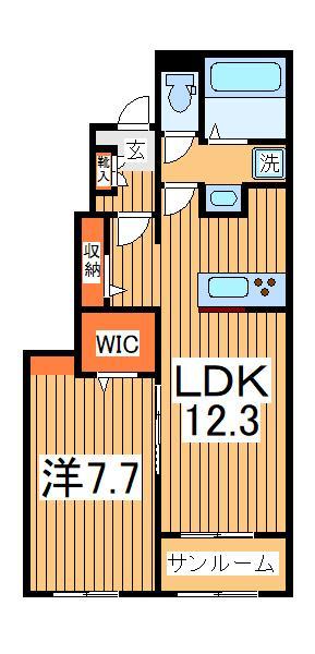 シャルマン　コリーヌの間取り