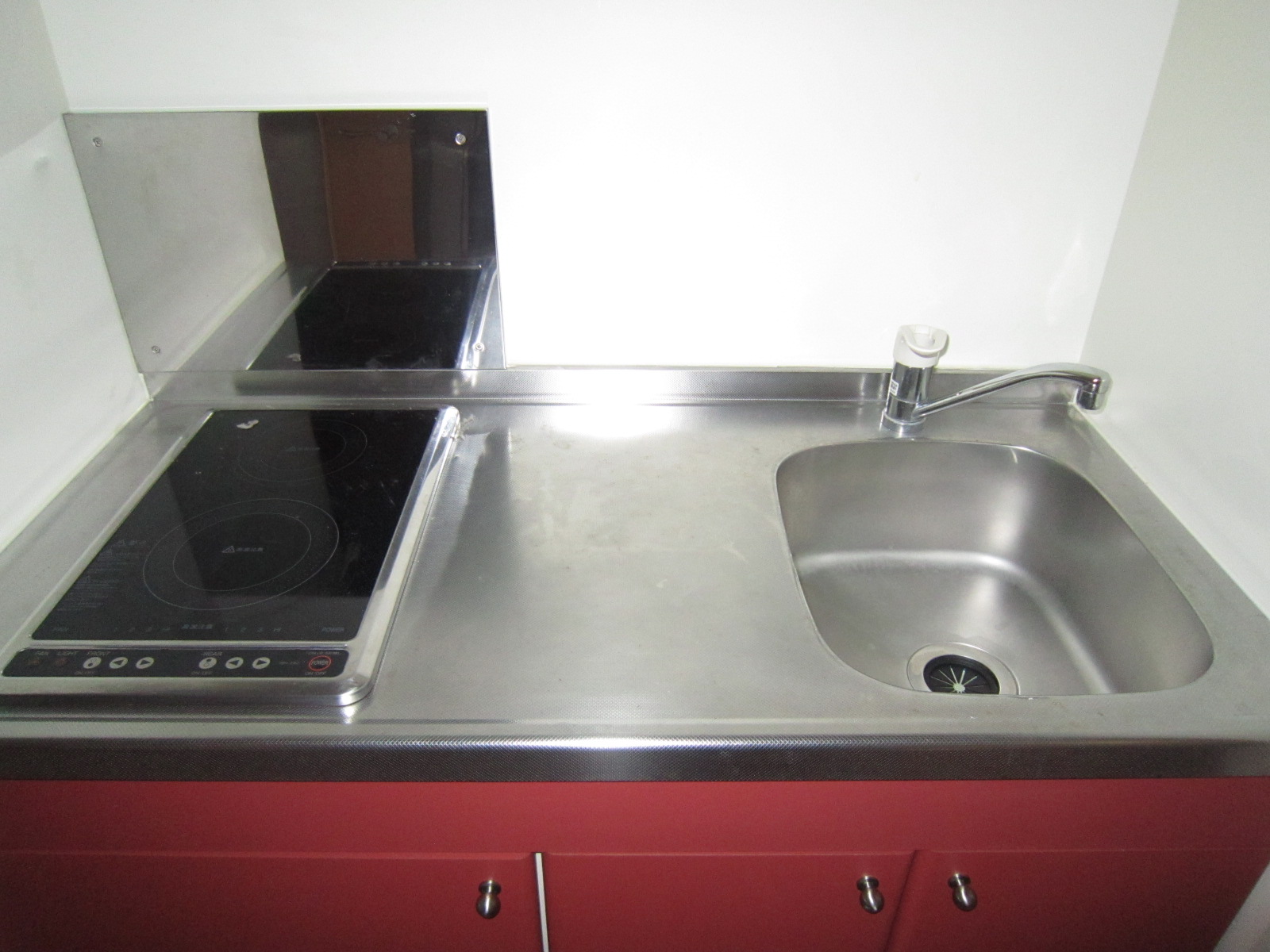 キッチン　２口コンロ♪火を使わないので安心