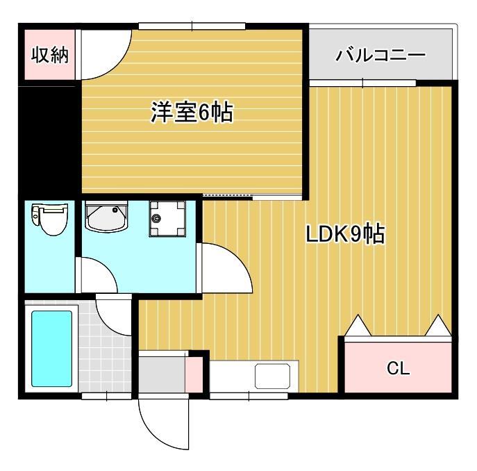 コーポ菊永の間取り