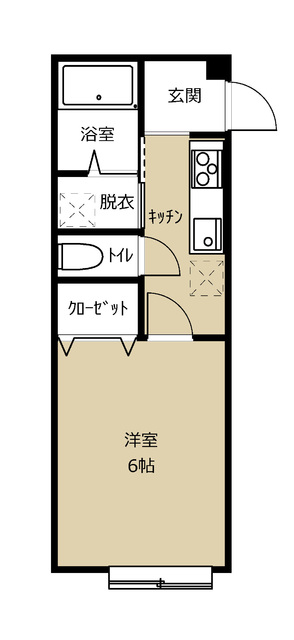 ファーストクラス県立大学前の間取り